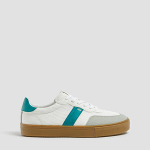 Simple retro suede sneakers